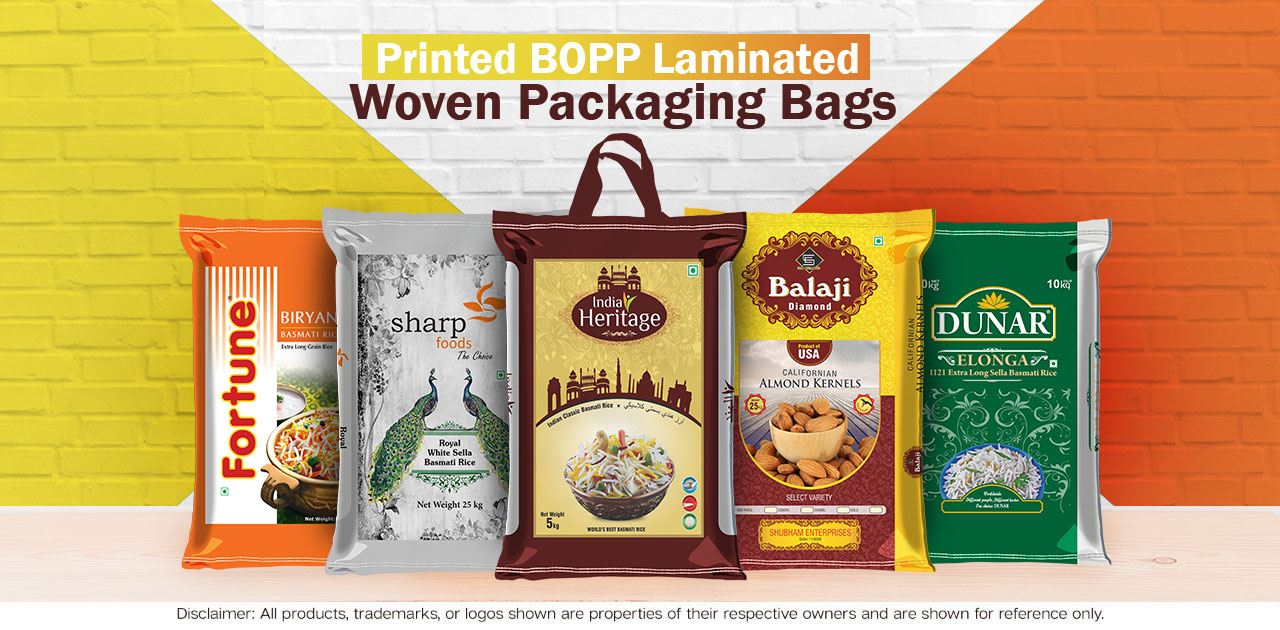 Printed BOPP Laminated PP Woven Bags
